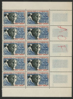 N° 75 20 Fr Journée Du Timbre 1959 Bloc De 10 Ex. Neufs ** (MNH) DAKAR-ABIDJAN - Neufs