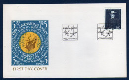 NORVEGE Norway 1982 Nansen Prix Nobel Yv 830 Mi 874 - FDC