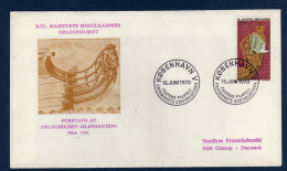 DANEMARK Denmark 1970 Marine Elephant  Yv 504 Mi 496 - FDC