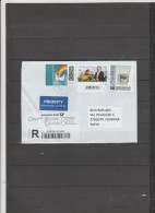 Germania Fed. 2024 - Busta Racc X L'Italia Affrancata Con 3 Stamp - Brieven En Documenten