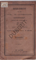 Leuven: Universiteit - Taalgenootschap Met Tyd En Vlyt 1838 (W308) - Anciens