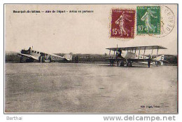 Delcampe - 93 BOURGET Aviation - Aire De Depart - Avion En Partance - Le Bourget