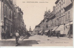 Delcampe - PONTARLIER - Grande Rue   PRIX FIXE - Pontarlier