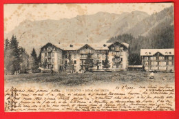 ZXZ-17 Morgins Sur Commune De Troistorrents. Hotel Des Bains. DS, Circulé 1900, Taches D'humidité - Troistorrents