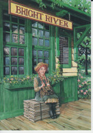 Anne Of Green Gables Chapter II Anne Vaits At Bright River Station Prince Edward Island Roman L.M. Montgomery CM 2scans - Sonstige & Ohne Zuordnung