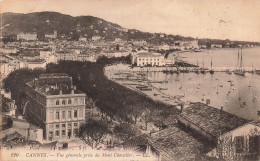 [-5%] FRANCE - Cannes - Vue Générale Prise Du Mont Chevalier - LL - Animé - Carte Postale Ancienne - Cannes