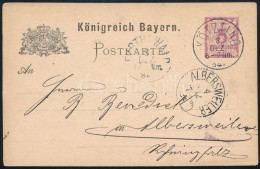 Delcampe - Német államok Bajorország 1884 - Other & Unclassified