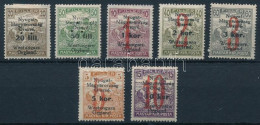 **, * Nyugat-Magyarország VI. 1921 Teljes Sor Bodor Vizsgálójellel, Közte Hármaslyukasztás (4.100) - Other & Unclassified