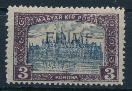 ** Fiume 1918 Parlament 3K H.II. Felülnyomással, Bodor Vizsgálójellel - Other & Unclassified
