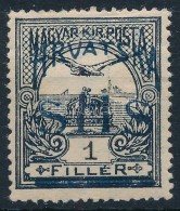 * SHS 1918 Turul 1f Próbanyomat Bodor Vizsgálójellel - Other & Unclassified