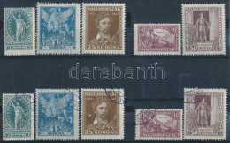 **, O 1923 Petőfi Sándor (I.) Postatiszta és Pecsételt Sor (4.800) - Other & Unclassified