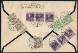 1920 Expressz Levél 11 Db Bélyeggel - Other & Unclassified