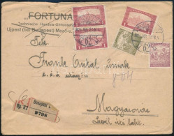 1921 Ajánlott Levél Arató-parlament 3,50K Bérmentesítéssel "BUDAPEST" - Magyaróvár - Other & Unclassified