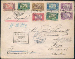 1925. Jul. 4 Légi Levél Az Ausztriai Steyr-be 24.100K Ikarusz Bérmentesítéssel, Budapest-Wien Légi Irányító Bélyegzéssel - Other & Unclassified