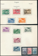 O 1926-1936 Keskeny Madonna + Repülő (III.) Sor Albumlapon (10.000) - Other & Unclassified