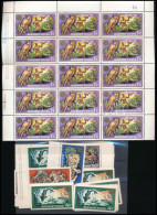** 1971 Vadászati Világkiállítás 10 Sor + 1Ft Huszastömb - Other & Unclassified