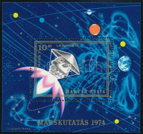 ** 1974 A Mars-kutatás Eredményei 16 Db Blokk (4.800) - Other & Unclassified