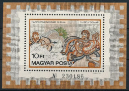 ** 1978 Bélyegnap (51.) - Pannónia1 Mozaikok Tévnyomatos Blokk (8.000) - Other & Unclassified
