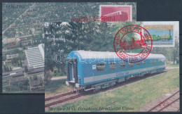 ** 1996/A9-A10 Vasút Emlékív Pár Alkalmi Bélyegzéssel + Ofszet, Sorszámozott (8.500) - Other & Unclassified