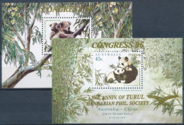 ** 1996 30 éves A Turul Magyar Filatélia Társaság - Ausztrália Kongresszus Ausztrál-magyar Közös Kiadású Emlékív Pár - Other & Unclassified