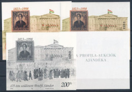 ** 1997/19 Petőfi Sándor 4 Db-os Emlékív Garnitúra (20.000) - Other & Unclassified