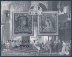 ** 1997/F17 Habsburg Ottó 85 éves Feketenyomat Emlékív (12.000) - Other & Unclassified
