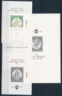 ** 1997/7+A7+F7+KFA7 75 éves A Magyar Bélyeggyűjtők Országos Szövetsége - Fordított Madonna 4 Klf. Emlékív (17.800) - Other & Unclassified