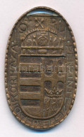 Zutt Richard (1887-1938) 1914. "Pénzintézetek Hadikórháza" Bronz Ovális Emlékérem (48x29mm) T:AU / Hungary 1914. "Milita - Unclassified