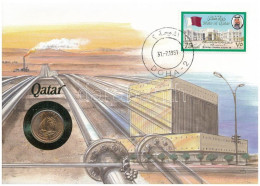 Katar 1978. 5D Felbélyegzett Borítékban, Bélyegzéssel, Német Nyelvű Leírással T:UNC  Qatar 1978. 5 Dirham In Envelope Wi - Unclassified