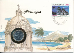 Nicaragua 1983. 50c Acél Felbélyegzett Borítékon, Bélyegzéssel T:AU Nicaragua 1983. 50 Centavos Steel In Envelope With S - Unclassified