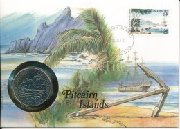 Pitcairn-szigetek 1990. 1$ Cu-Ni "A Pitcairn Szigetek Gyarmatosításának 200. évfordulója" Forgalomba Nem Került Emlékkia - Unclassified