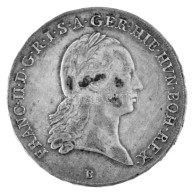 Osztrák Németalföld 1793B 1 Koronatallér / Couronne Ag "II. Ferenc" Körmöcbánya (29,49g) T:XF Patina Austrian Netherland - Unclassified