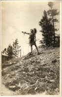 ** T2/T3 Native American Folklore. George Noble Photographer Banff Canada (ragasztónyom / Glue Marks) - Unclassified