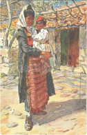 T2/T3 Narodne Nosnje Srednje Dalmacije / Croatian Folklore Art Postcard, Folk Costumes Of Central Dalmatia S: A. Kaspar  - Unclassified
