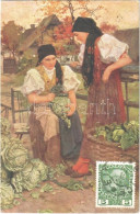 * T2/T3 Podzim Na Domazlicku / Automne A Domazlice / Czech Folklore Art Postcard S: J. Douba (EK) - Unclassified