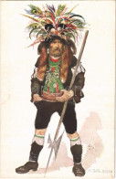 ** T2 Costumi Nell' Alto Adige, Guardia Campestre Merano (Meraner Saltner) / South Tyrolean Folklore, Traditional Vineya - Unclassified