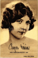 ** T2/T3 Papsz Mária, Miss Magyarország 1930. Halász Vilma Felvétele - A Színházi Élet Melléklete (EK) - Unclassified