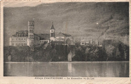 [-5%] FRANCE - Ruffieux - Abbaye DHautecombe - Le Monastère Vu Du Lac - Lac Du Bourgot - Carte Postale Ancienne - Ruffieux