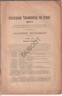 Brussel/Tervuren: Internationale Tentoonstelling Van Brussel 1897 Lot Ephemera (V3398) - Anciens