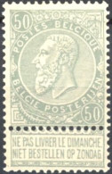 [** SUP] N° 63, 50c Gris - Cote: 295€ - 1893-1900 Thin Beard