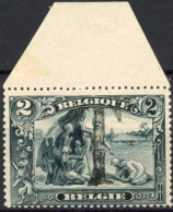 [** SUP] N° 146a, 2F Gris-noir - Surcharge 'T' De Taxe. Non Repris Au COB - 1915-1920 Albert I