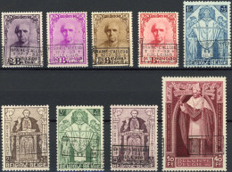 [**/* SUP] N° 374A/K, Cardinal Mercier Surcharges 'Braine L'Alleud' Authentiques Dont N° 374K ** - Cote: 4520€ - Unused Stamps