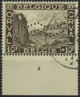 [O SUP] N° 266AA, 10F Brun Orval Avec Chevrons Horizontaux - N° De Planche 4 - Other & Unclassified