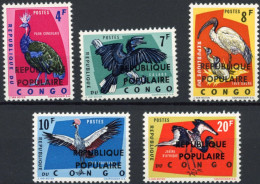 [** SUP] Stanleyville : N° 11/15, La Série Oiseaux Surchargée - Cote: 85€ - Other & Unclassified