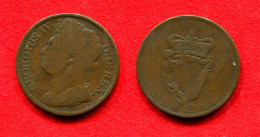 GRANDE BRETAGNE - IRLANDE  IRELAND  - GEORGES IV -  PENNY 1822 - Autres & Non Classés