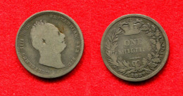 GRANDE BRETAGNE - GREAT BRITAIN - ANGLETERRE  - ENGLAND - WILIAM IV - SHILLING 1837 - Autres & Non Classés