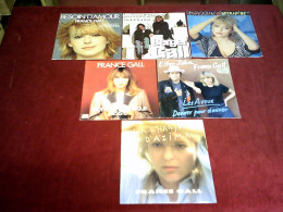 COLLECTION   DE  10  /  45 TOURS  TOURS  DE  FRANCE GALL - Collections Complètes