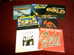COLLECTION   DE  7  /  45 TOURS  TOURS  DE  GOLD - Collections Complètes