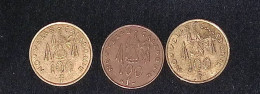 Monnaie, Nouvelle Calédonie, 100 Francs 1996, 2013, 2014, 2 Scans, LOT DE 3 MONNAIES - Nuova Caledonia