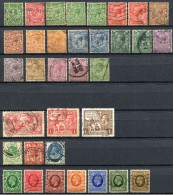 Grande Bretagne - Règne De George V - Lot Timbres Oblitérés Avec Répétitions - Dont YT 171 - 172 - 199 - Gebraucht